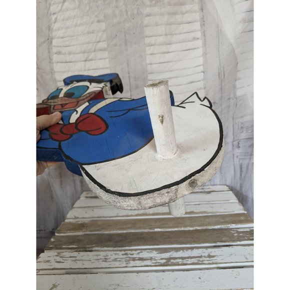 Vintage Wooden Donald Duck Coat Rack Hanging Toy - Etsy Vintage wooden‎ Donald duck coat rack hanging toy